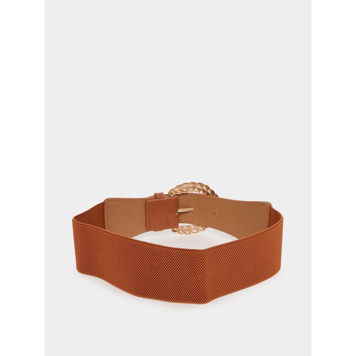 Styli Waist Wide Textured Metal Belt-women-clothingaccessories-belts-image-3