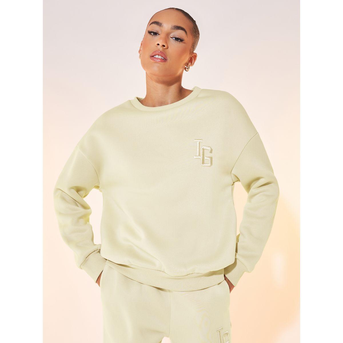 Styli Embroidery Patch Sweatshirt & Joggers Co-Ords-women-clothing-coordsets-image-2