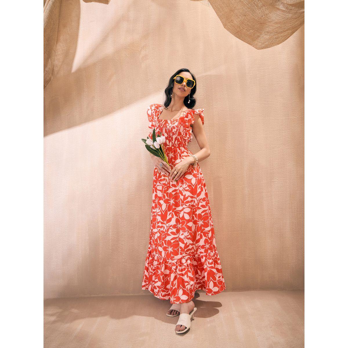 Sassafras X Styli  All Over Print Tie-Up Back A-Line Maxi Dress-women-clothing-dresses-image-6