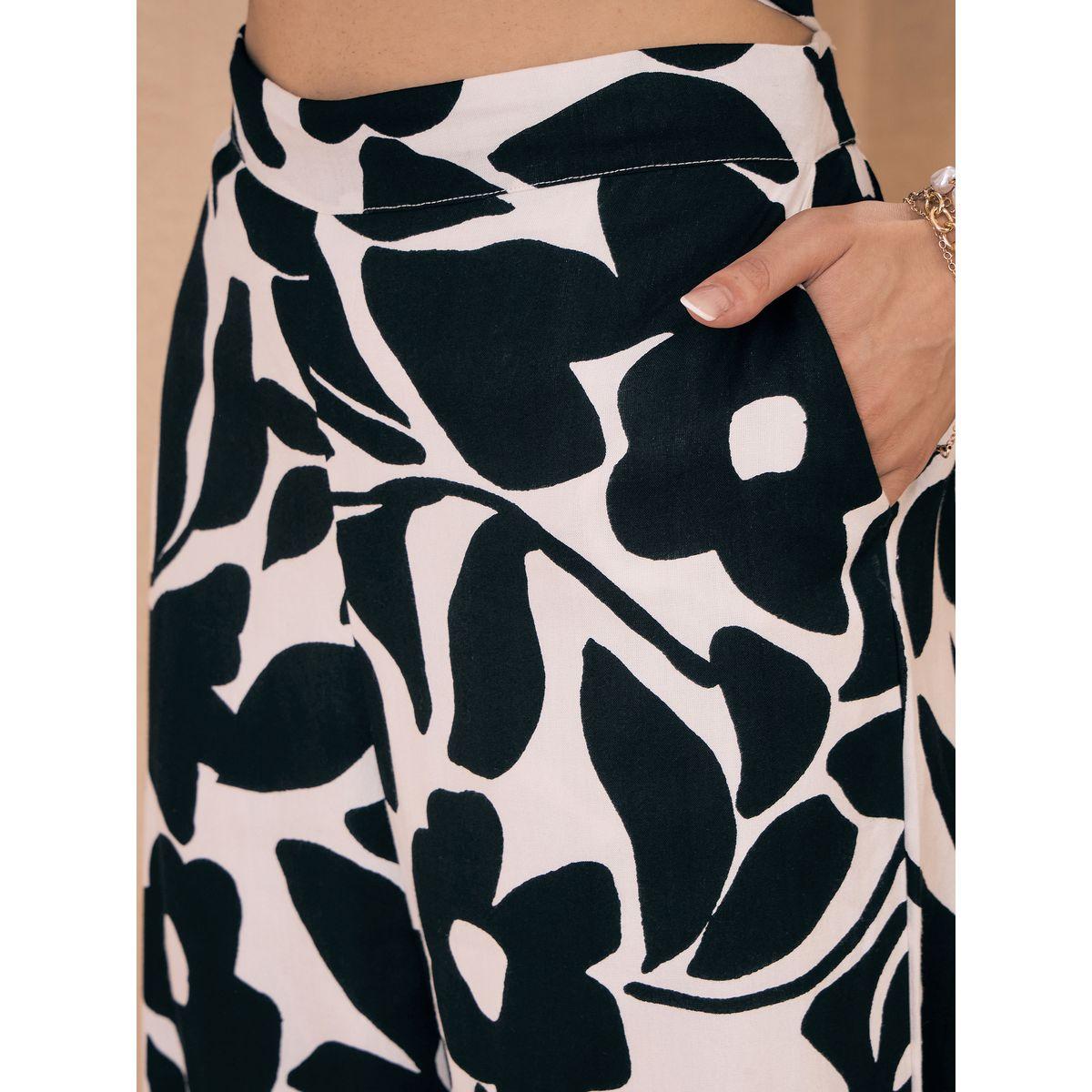 Sassafras X Styli  Floral Print Button Placket Shirt & Pants Co-Ords-women-clothing-coordsets-image-6