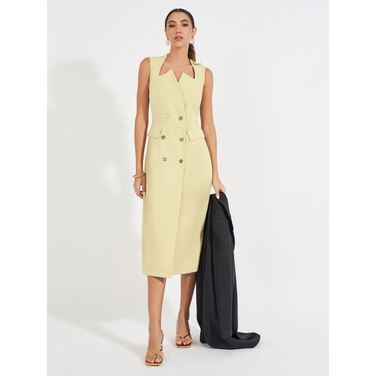 فستان ميدي بلا أكمام مع أزرار-women-clothing-dresses-image-1