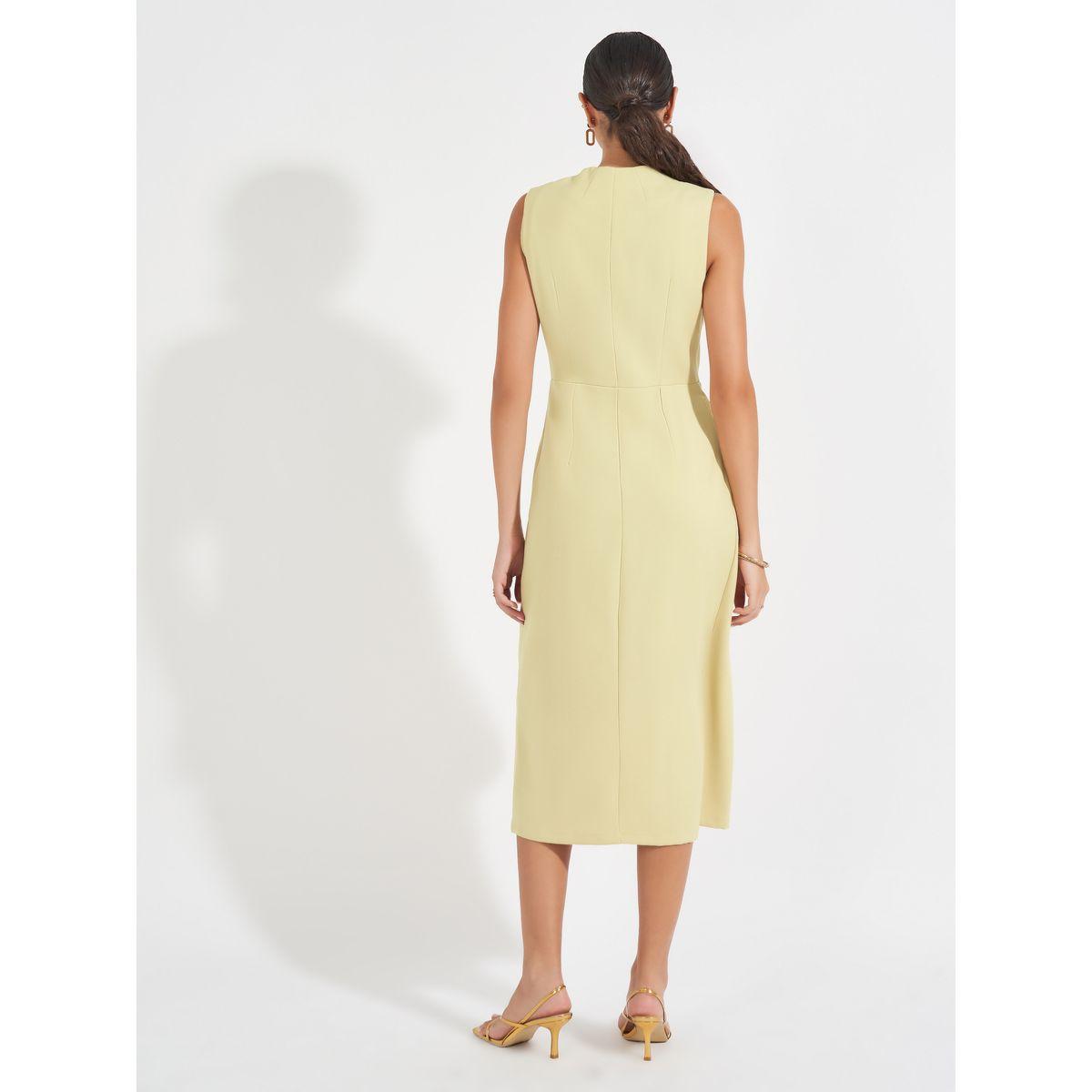 Styli Button Detail Sleeveless Blazer Midi Dress-women-clothing-dresses-image-6