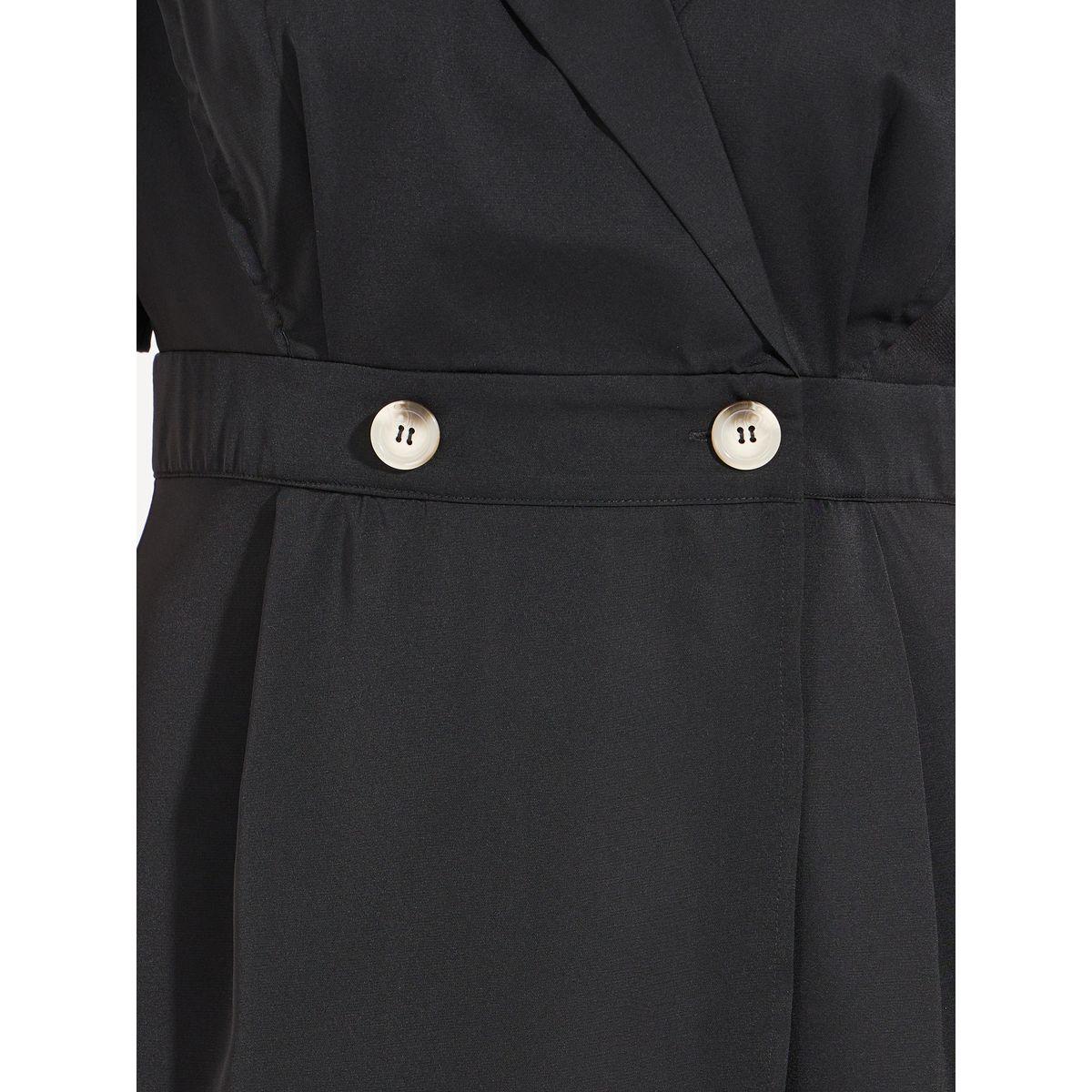Styli Notch Lapel Blazer Midi Dress with Button Detail-women-clothing-dresses-image-3