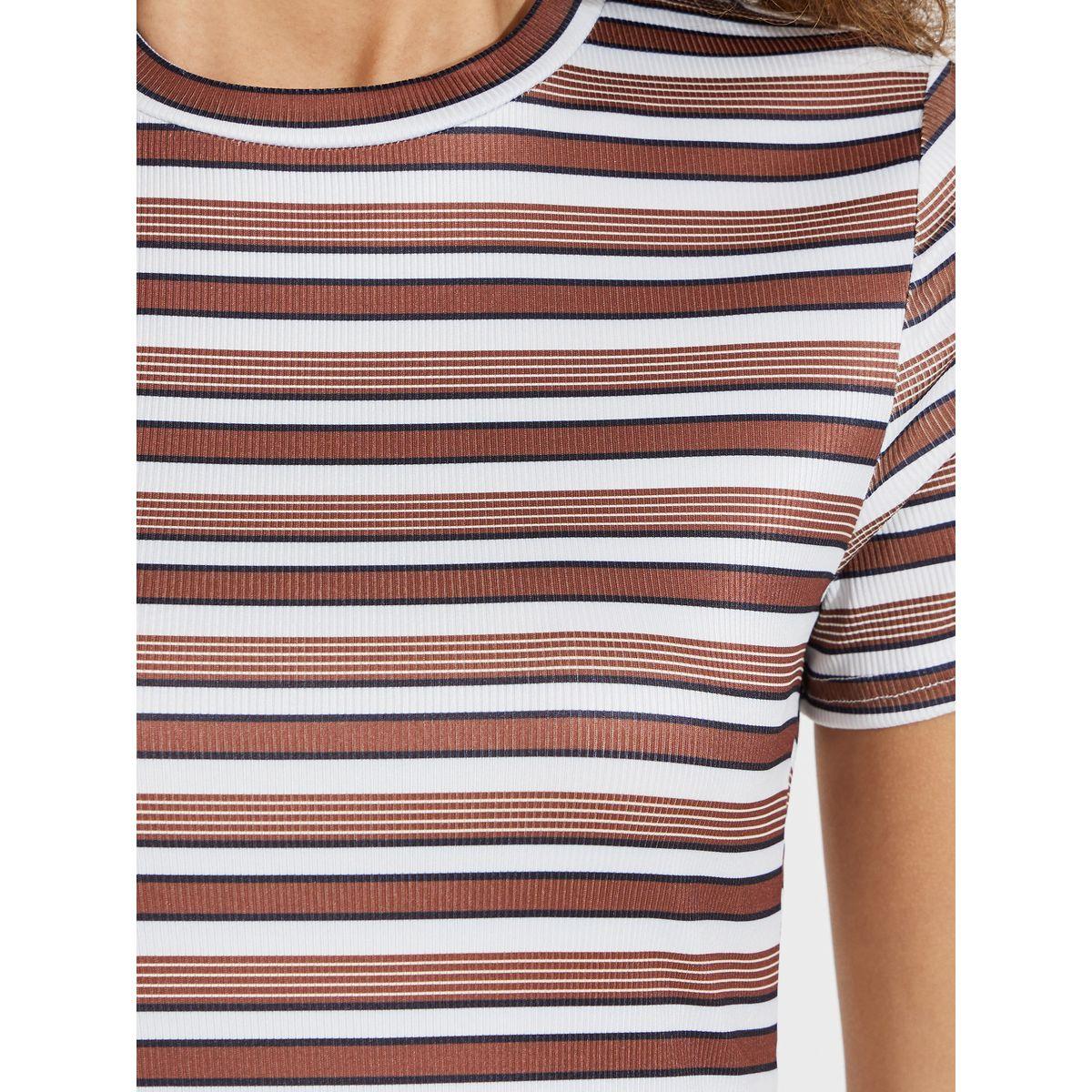 قميص نوم ميدي مخطط بأكمام قصيرة-women-clothing-dresses-image-5