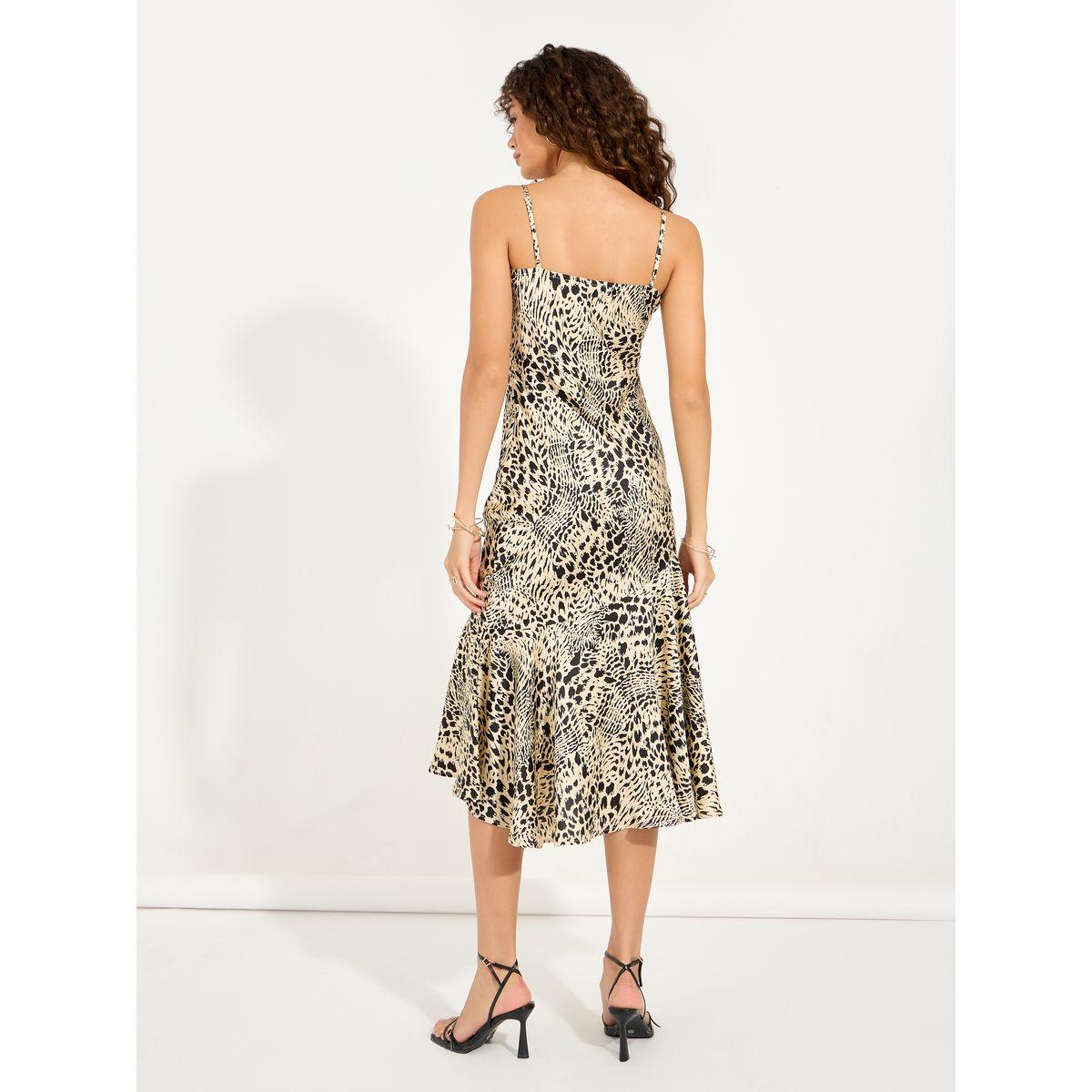 فستان ميدي بحمالات كتف مع طبعة حيوان-women-clothing-dresses-image-6