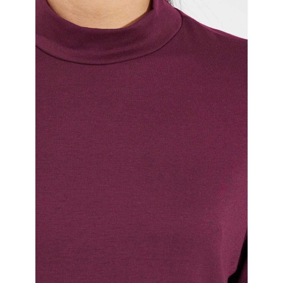 Styli Boxy High Neck Solid T-Shirt-women-clothing-tshirts-image-5