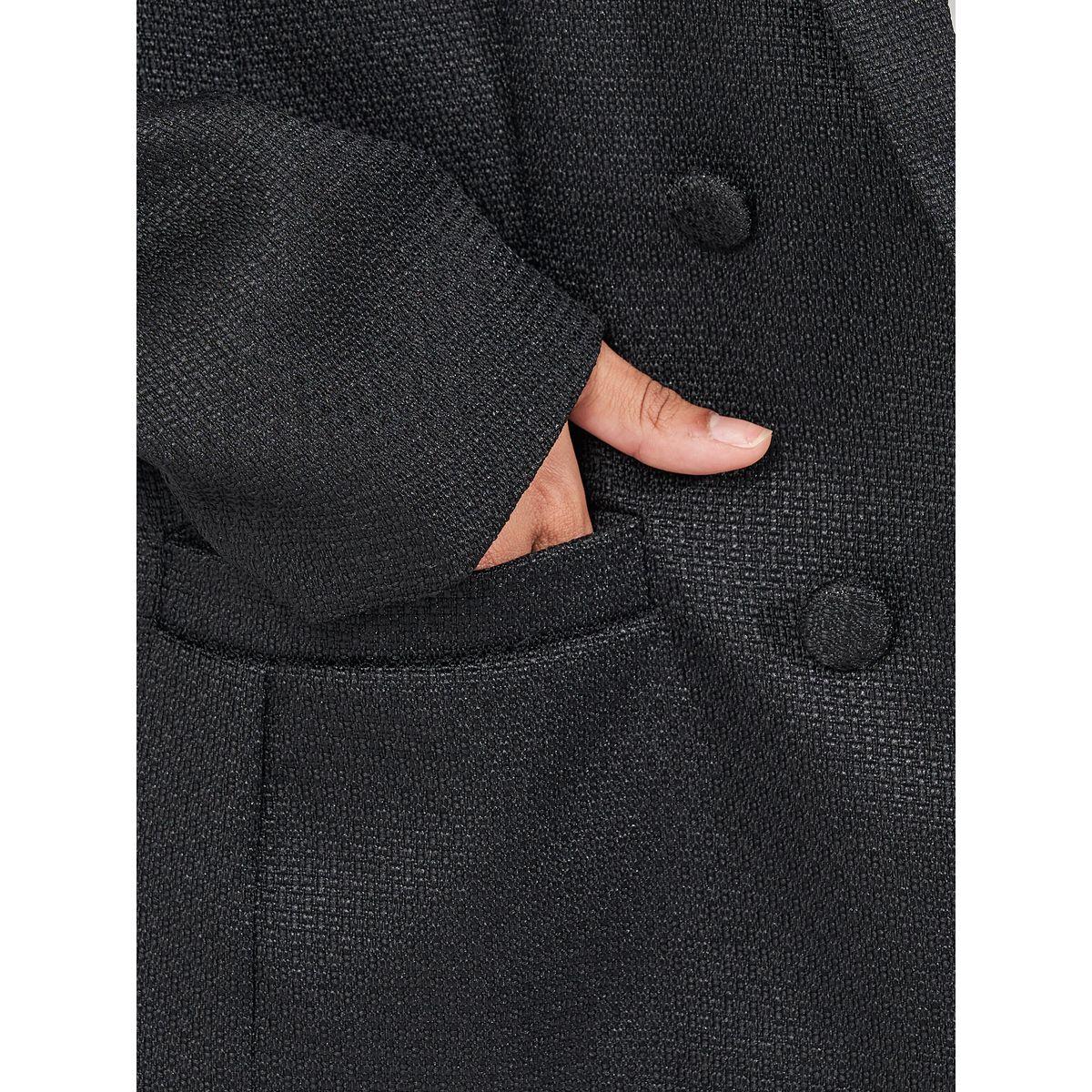 بليزر تويد بصفين أزرار وقصة عادية-women-clothing-coatsandjackets-blazers-image-3