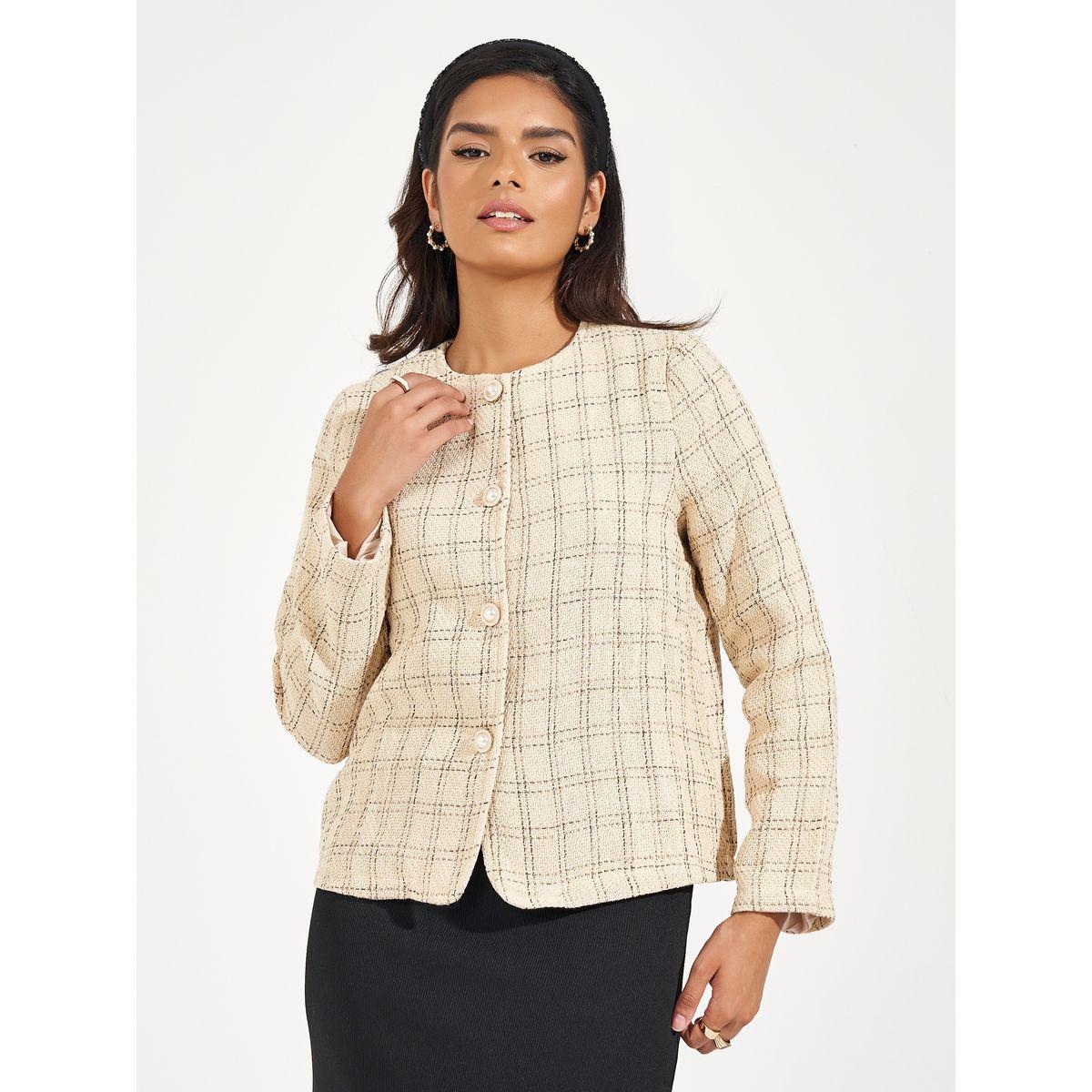 جاكيت تويد بقصة عادية-women-winterwear-coatsandjackets-jackets-image-3