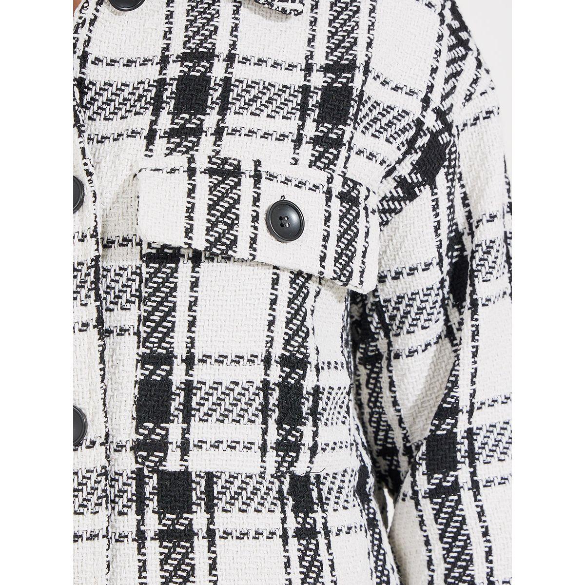 Styli Oversized Longline Checked Shacket-women-winterwear-coatsandjackets-jackets-image-5