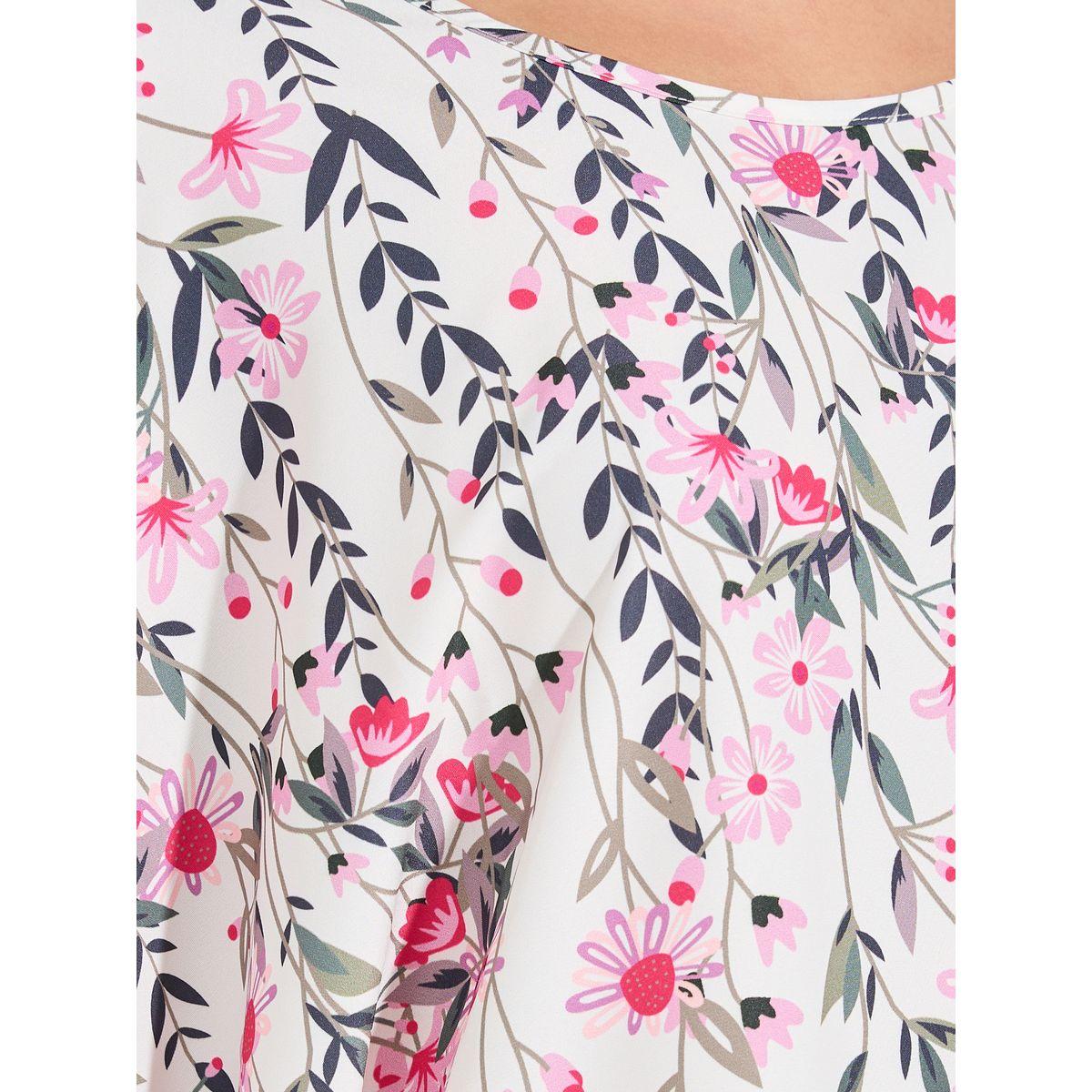 Styli Floral Print Kimono Sleeves Kaftan-women-arabicclothing-kaftan-image-3