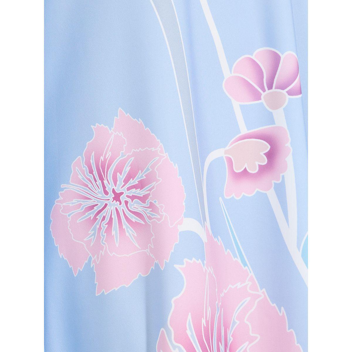 قفطان مطبع بزهور مع اكمام كيمونو-women-arabicclothing-kaftan-image-3