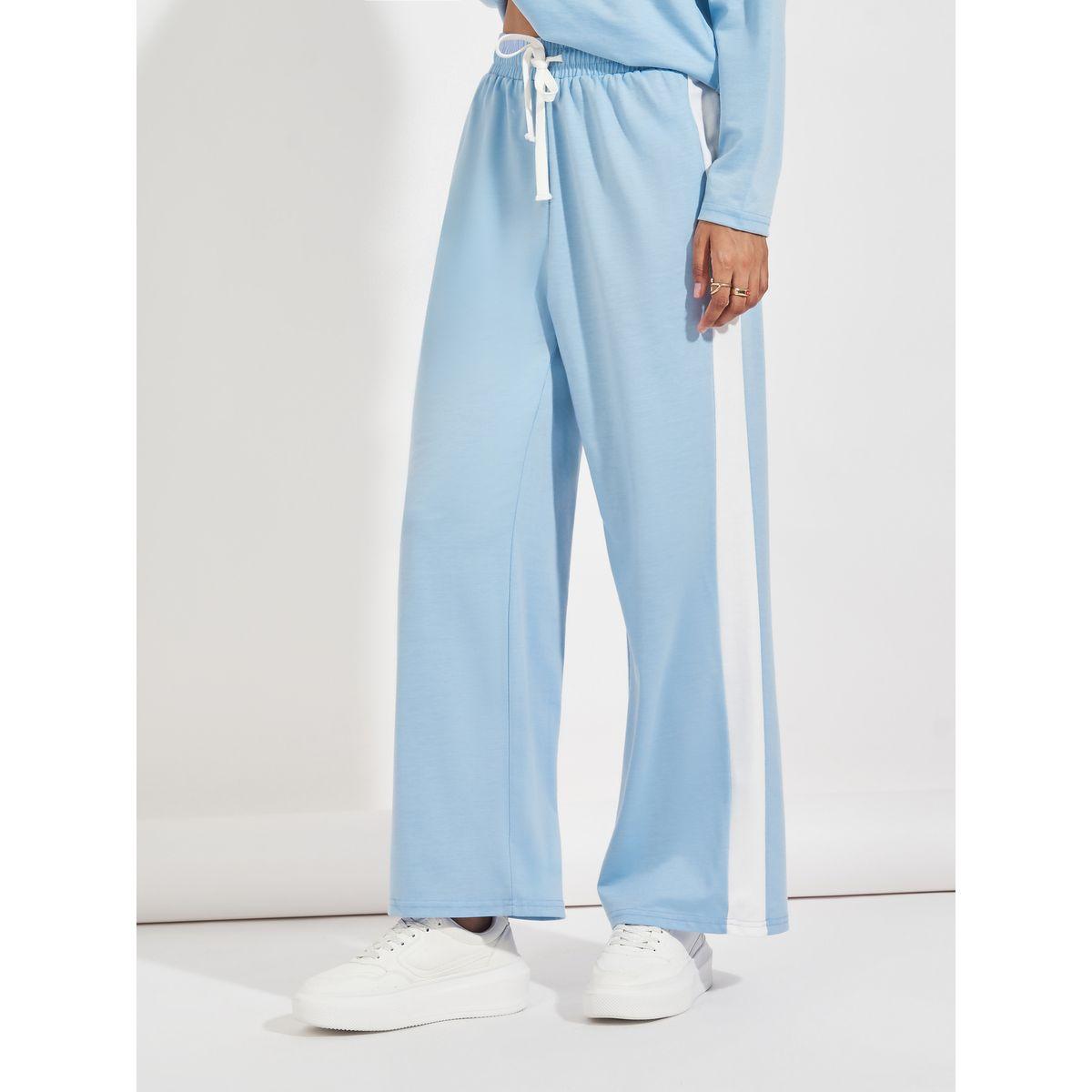 Styli Turtle Neck Knit Top & Side Stripe Joggers Co-Ords-women-clothing-coordsets-image-4