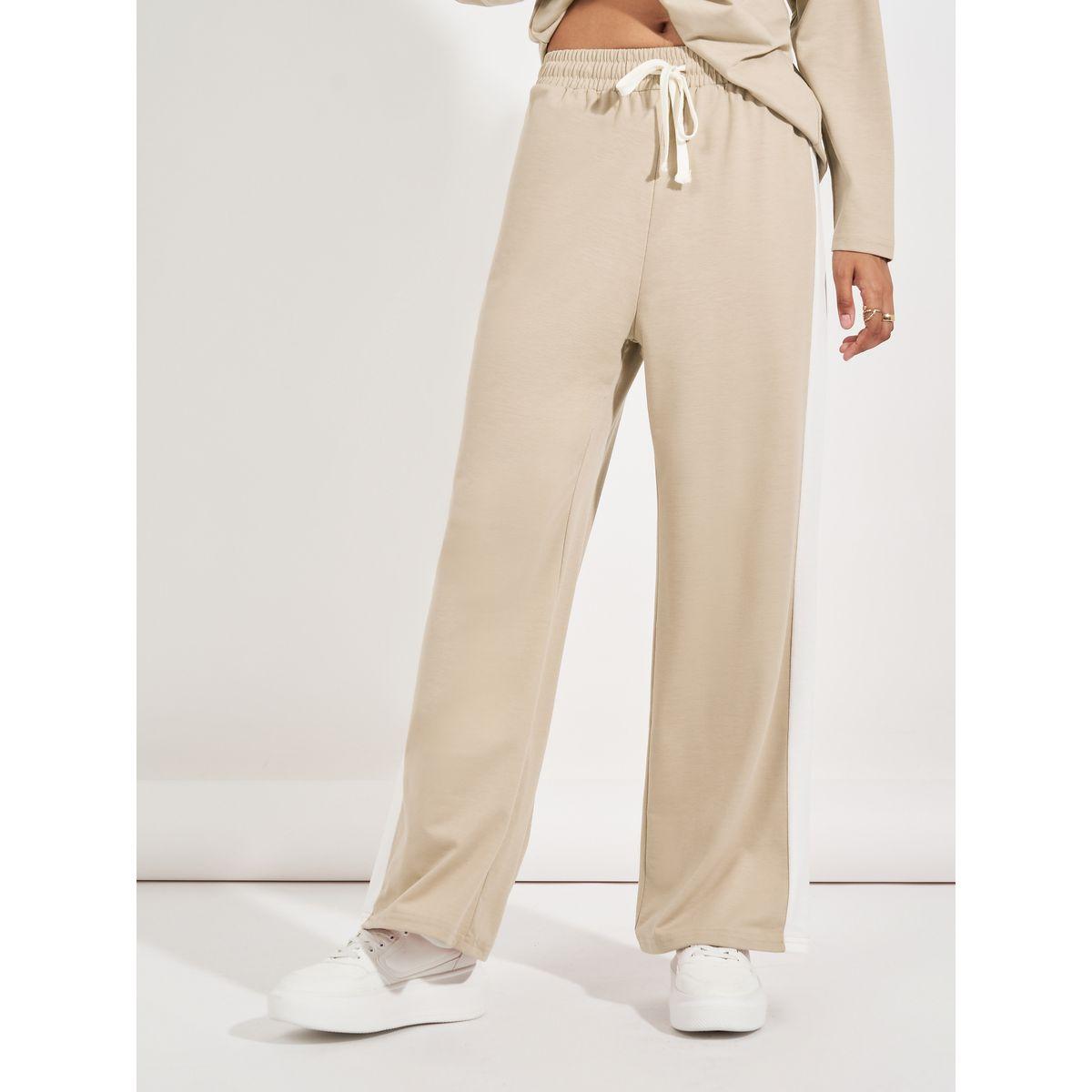 طقم منسق من جوغر مع بلوزة محبوكة بياقة عالية-women-clothing-coordsets-image-4