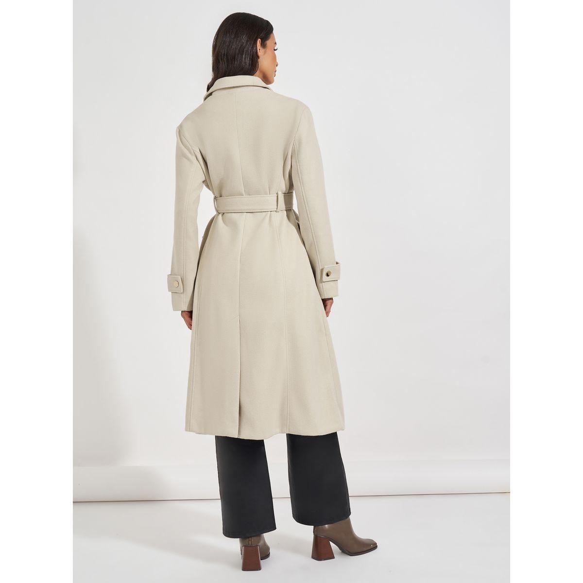 Styli Regular Fit Wool Like Double Breasted Belted Coat-women-clothing-coatsandjackets-coats-image-4