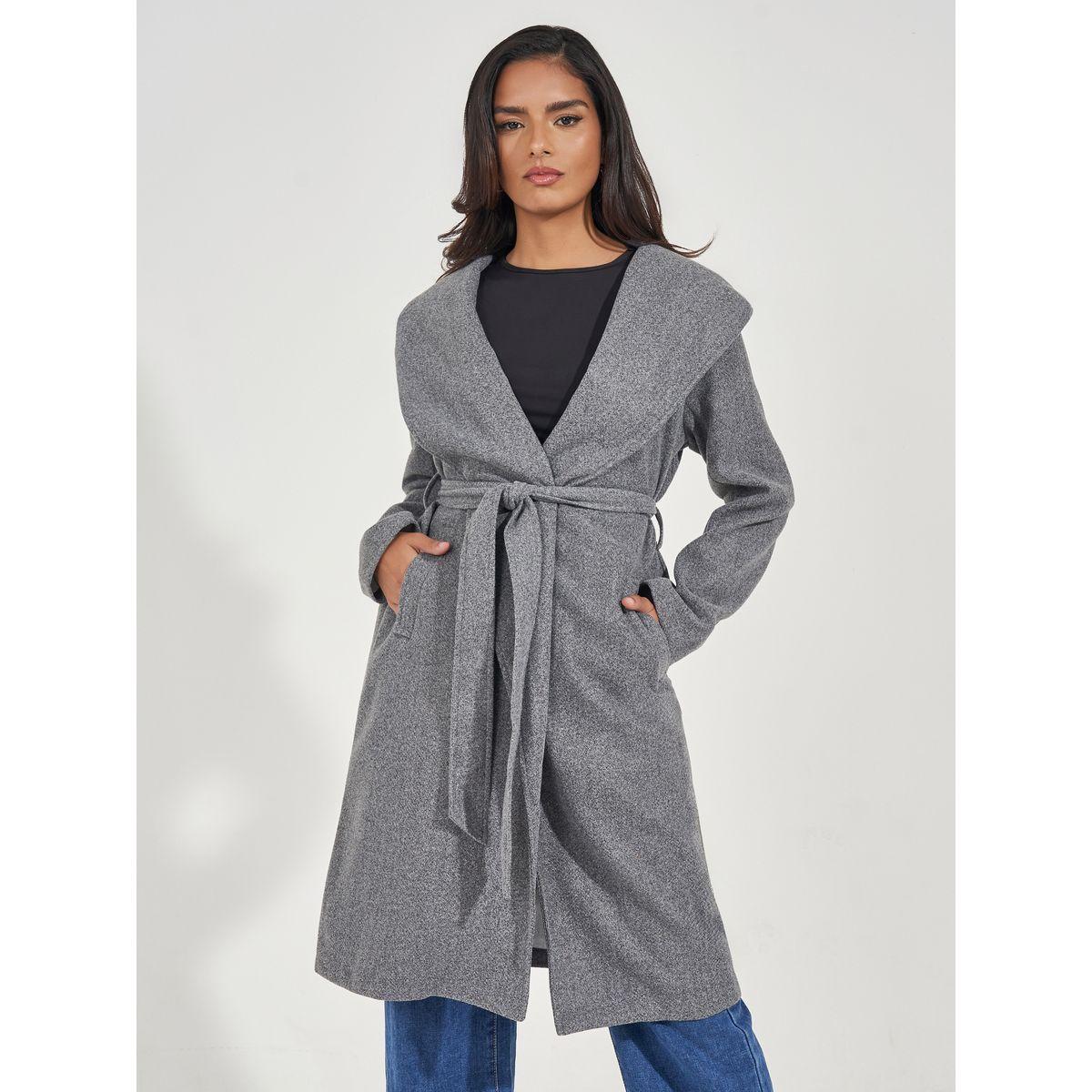 Styli Regular Fit Longline Belted Wool Like Coat-women-clothing-coatsandjackets-coats-image-3