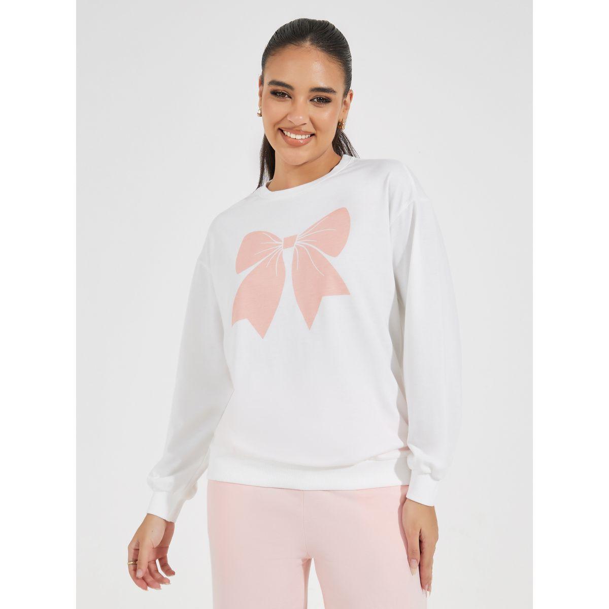 طقم منسق من جوغر بأرجل واسعة مع سويت شيرت-women-clothing-coordsets-image-2