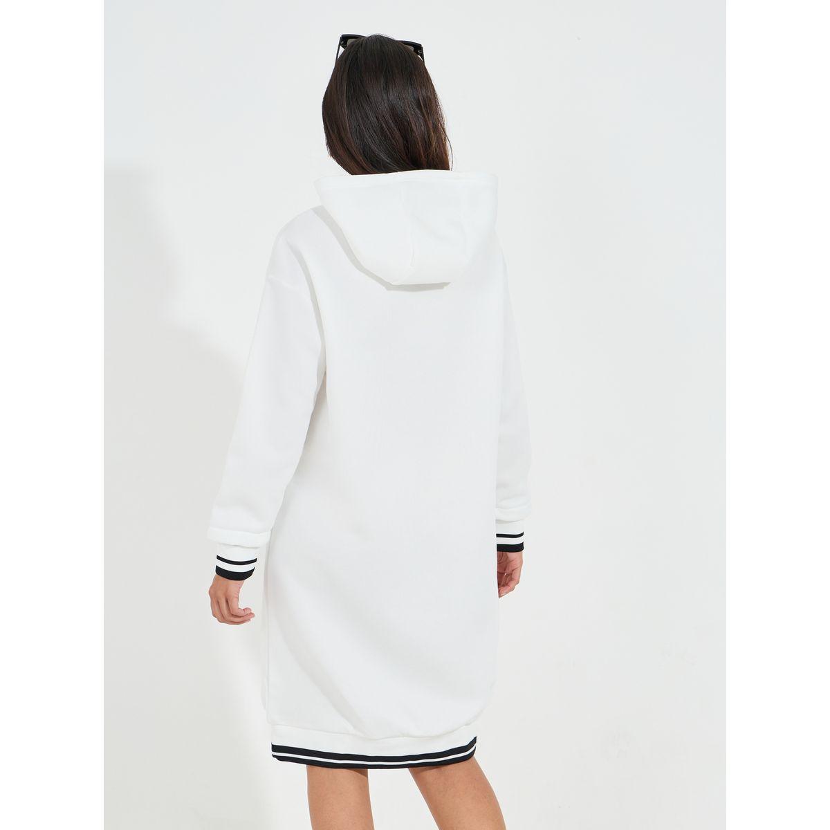فستان بطول الركبة وياقة هودي مع أساور-women-clothing-dresses-image-7