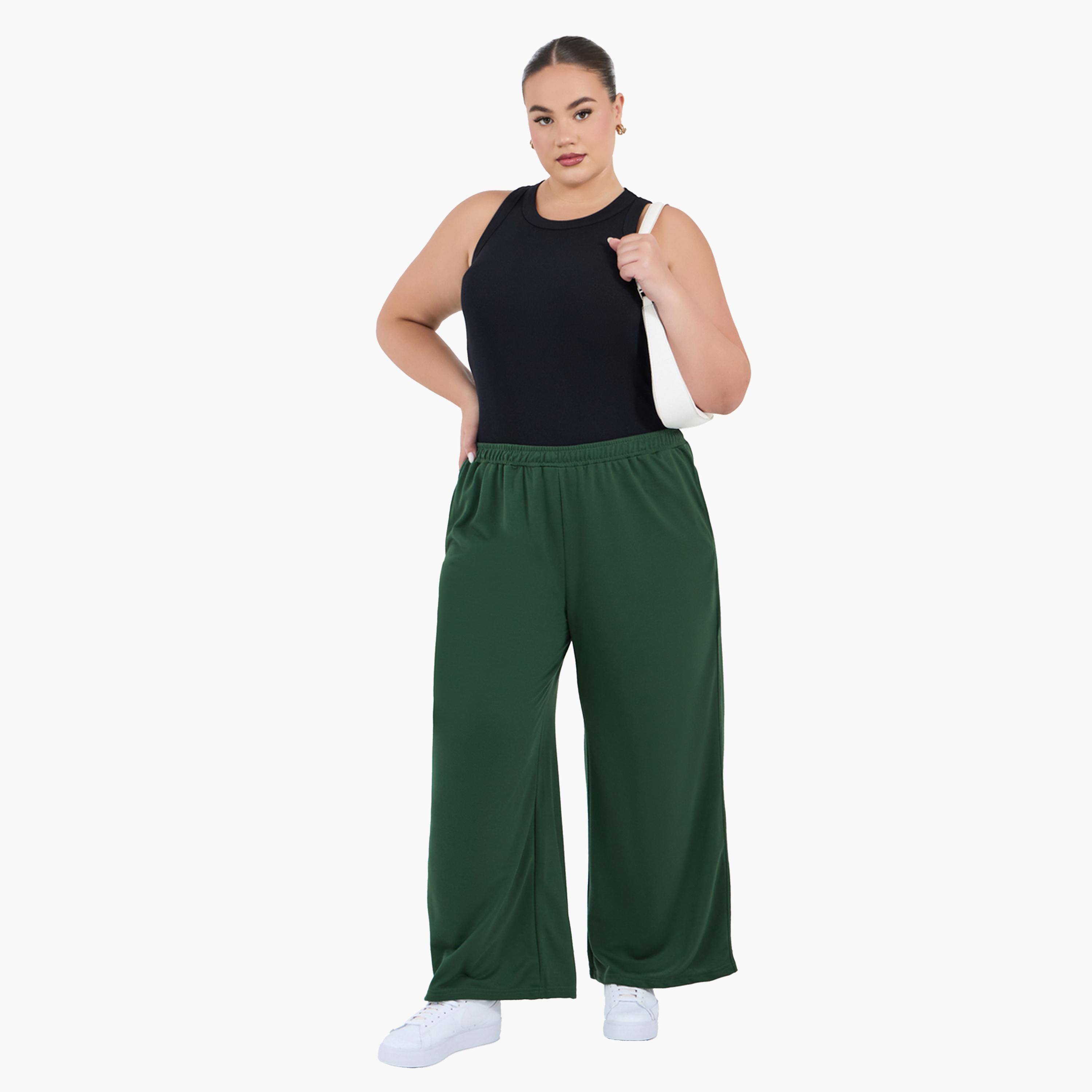 Styli Plus Size Wide Leg Joggers-women-clothing-bottoms-joggers-image-2
