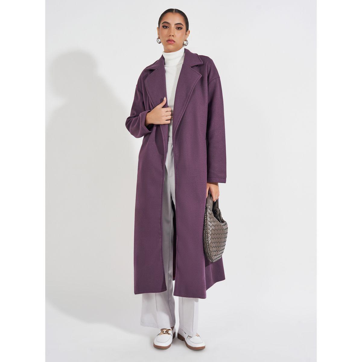 Styli Oversized Midi Length Belted Wool Like Coat-women-clothing-coatsandjackets-coats-image-2