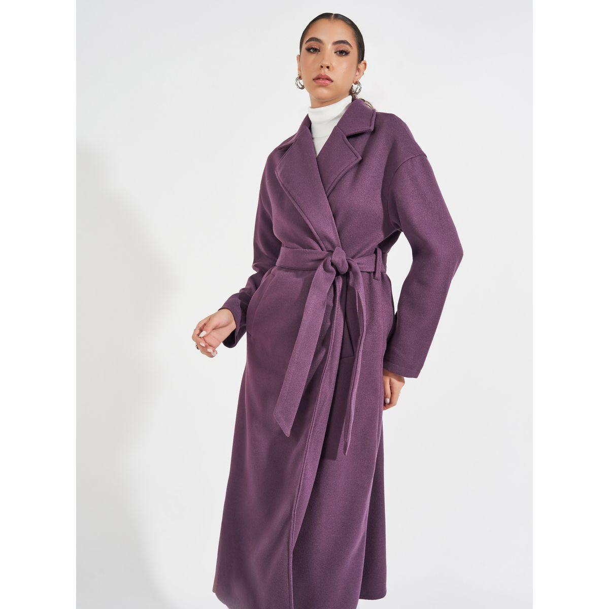 Styli Oversized Midi Length Belted Wool Like Coat-women-clothing-coatsandjackets-coats-image-3