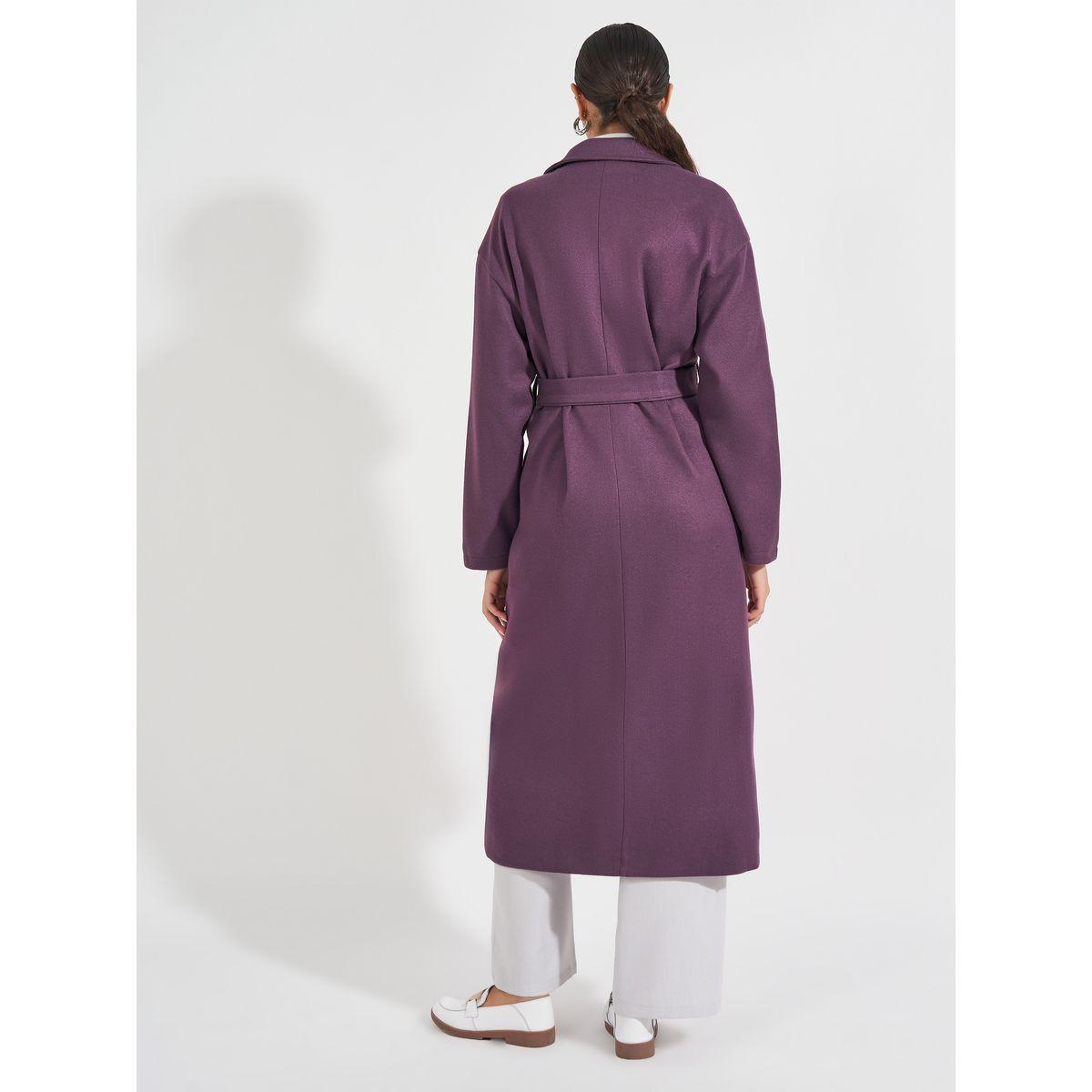 معطف ميدي فضفاض مع حزام خصر-women-clothing-coatsandjackets-coats-image-1