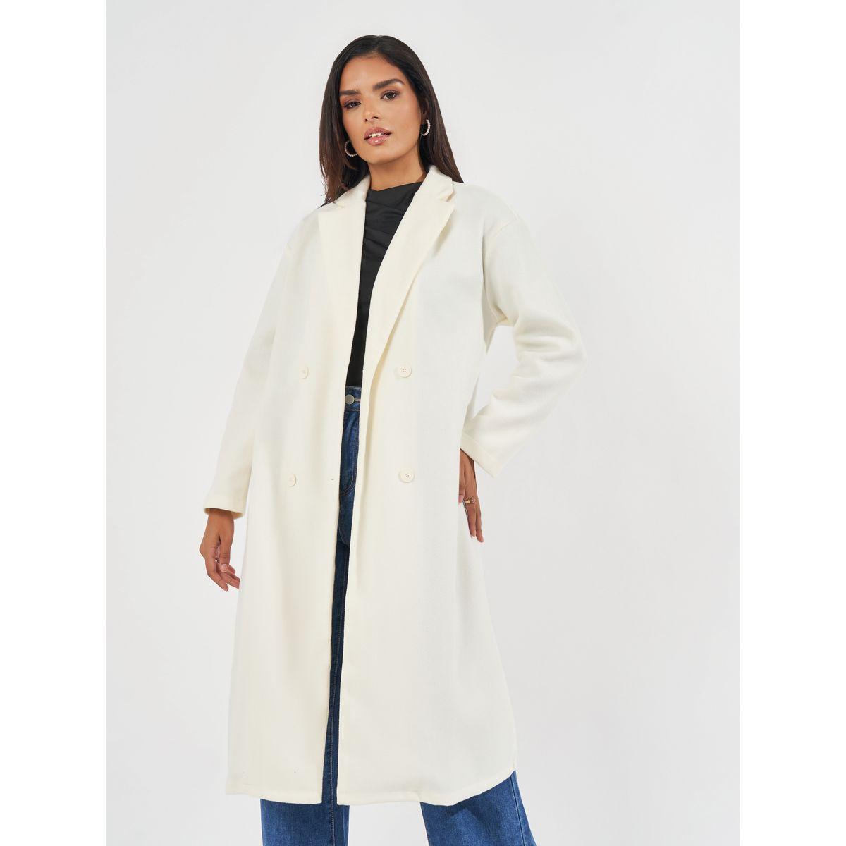 Styli Regular Fit Double Breasted Wool Like Coat-women-clothing-coatsandjackets-coats-image-2