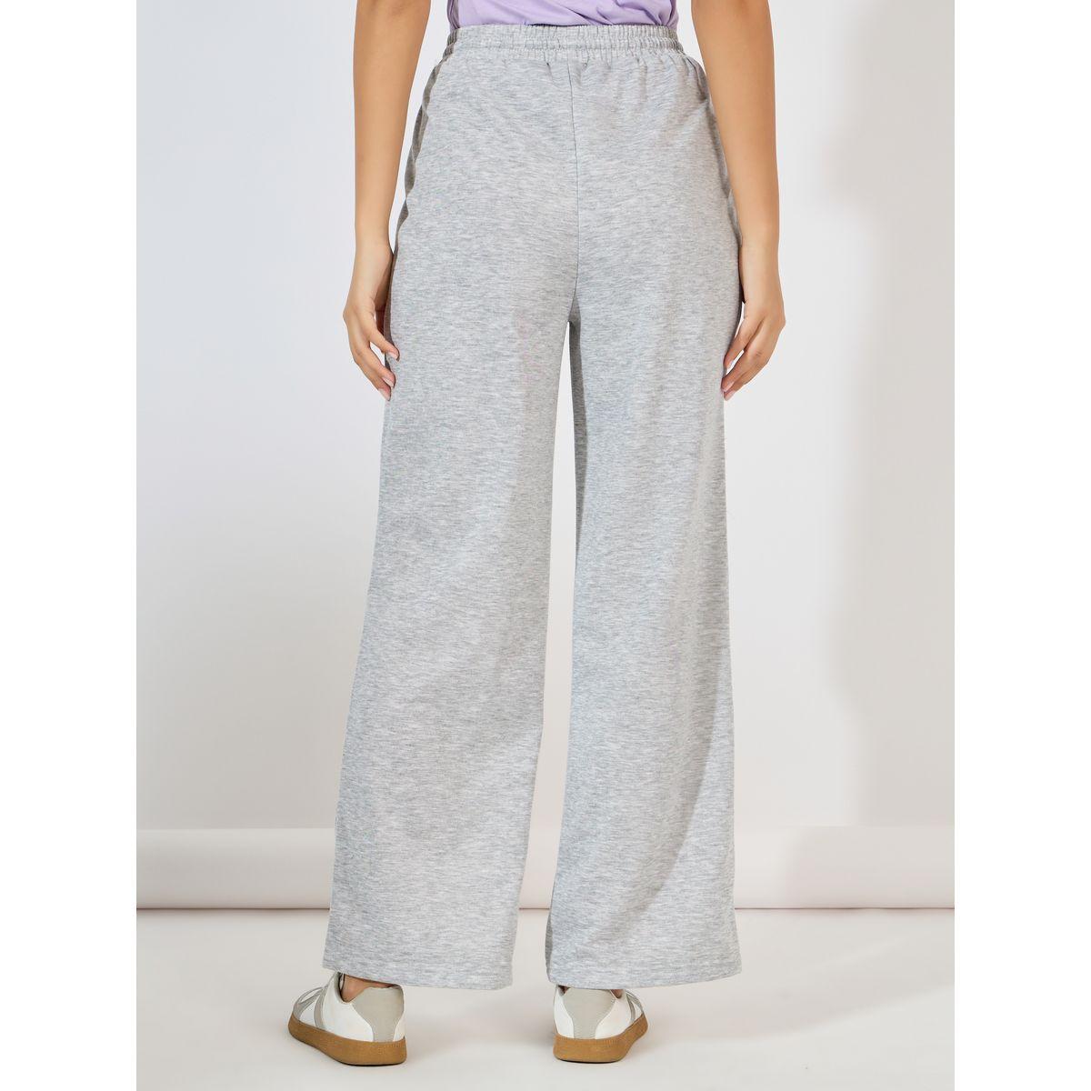 Styli Solid Wide Leg Joggers with Drawstring Closure-women-clothing-bottoms-joggers-image-4
