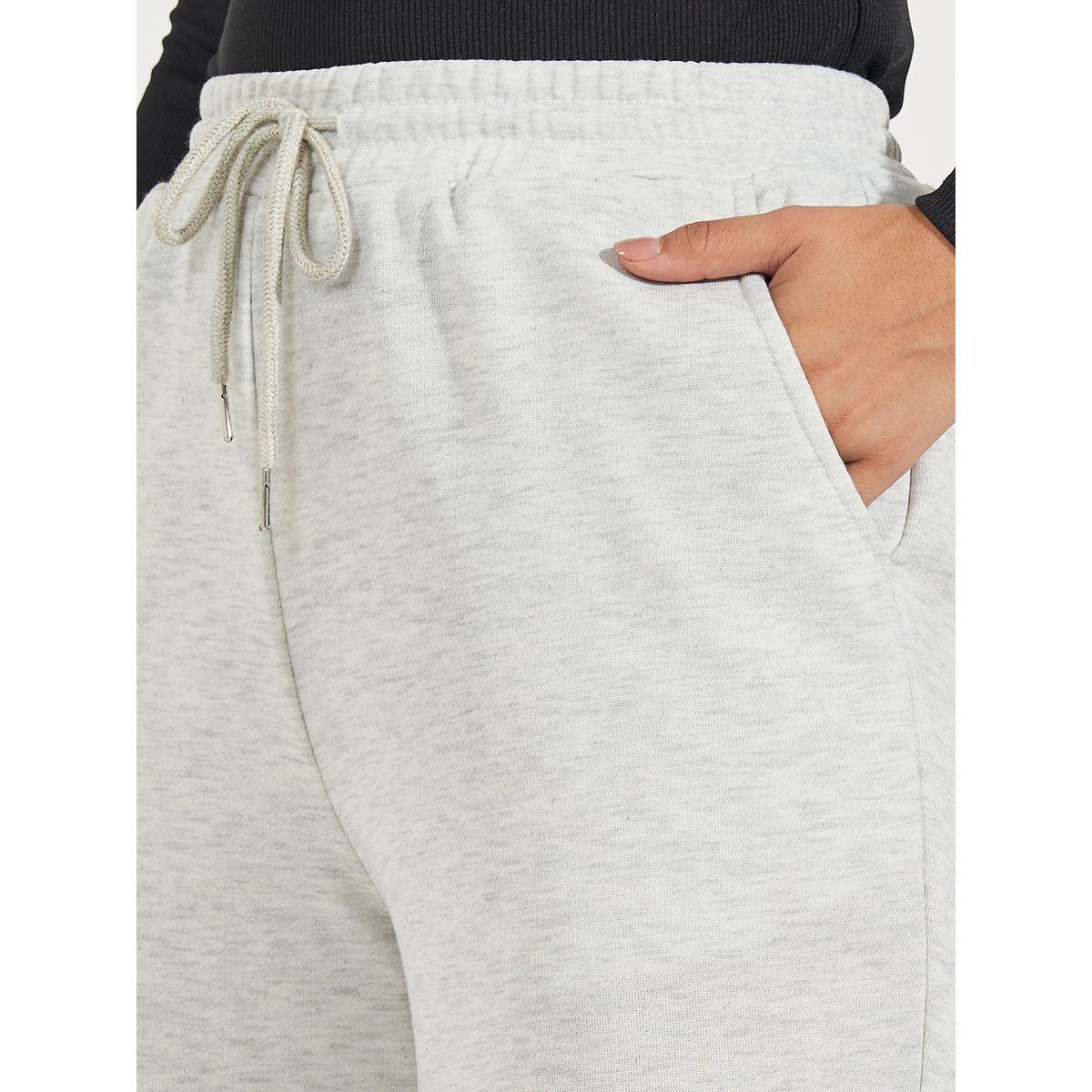 Styli Solid Wide Leg Joggers with Drawstring Waistband-women-clothing-bottoms-joggers-image-4