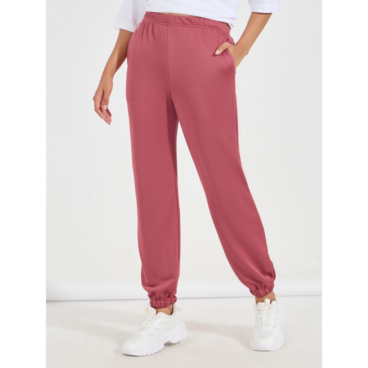Styli Elasticated Waist Cuffed Joggers-women-clothing-bottoms-joggers-image-2