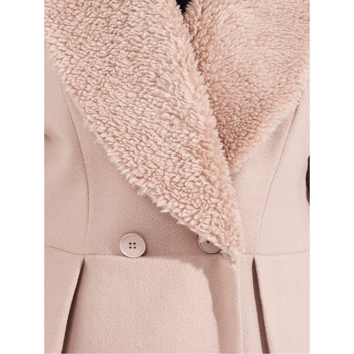 Styli Regular Fit Midi Wool Like Faux Fur Collar Coat-women-clothing-coatsandjackets-coats-image-4