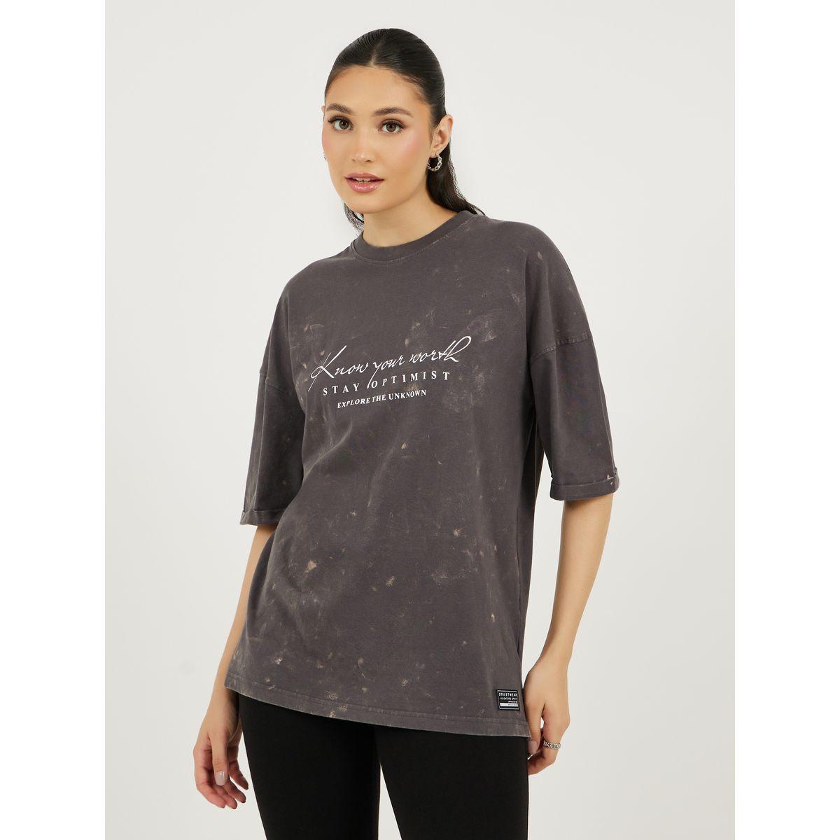 طقم منسق من ليقنز مع تيشيرت فضفاض بأكمام قصيرة-women-clothing-coordsets-image-2
