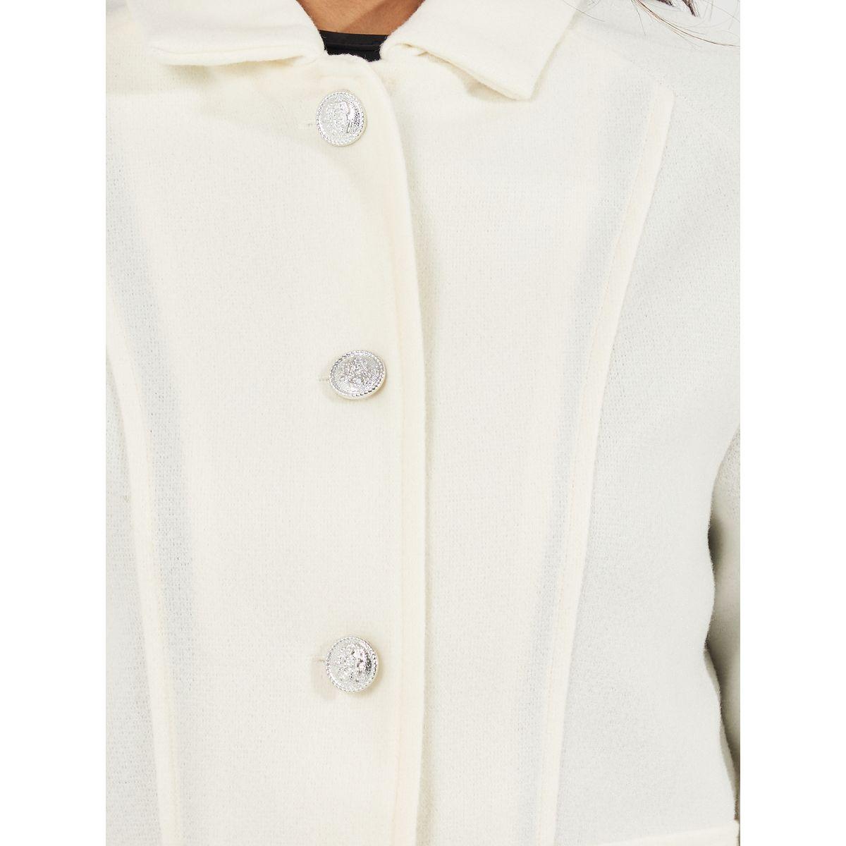 Styli Knee Length Regular Fit Buttoned Wool Like Coat-women-clothing-coatsandjackets-coats-image-4