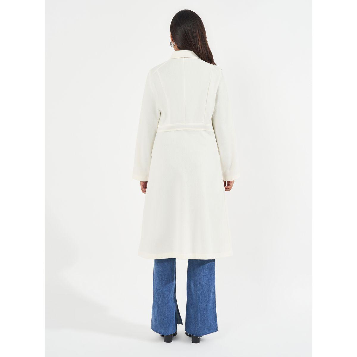 Styli Knee Length Regular Fit Buttoned Wool Like Coat-women-clothing-coatsandjackets-coats-image-5