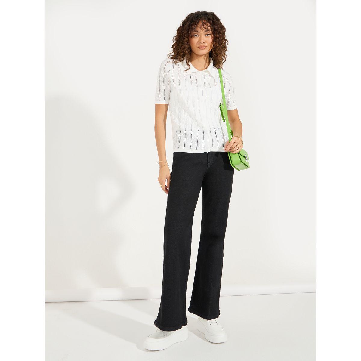 Styli Cable Knit Pattern Regular Fit Shirt-women-clothing-shirtsandblouses-shirts-image-3
