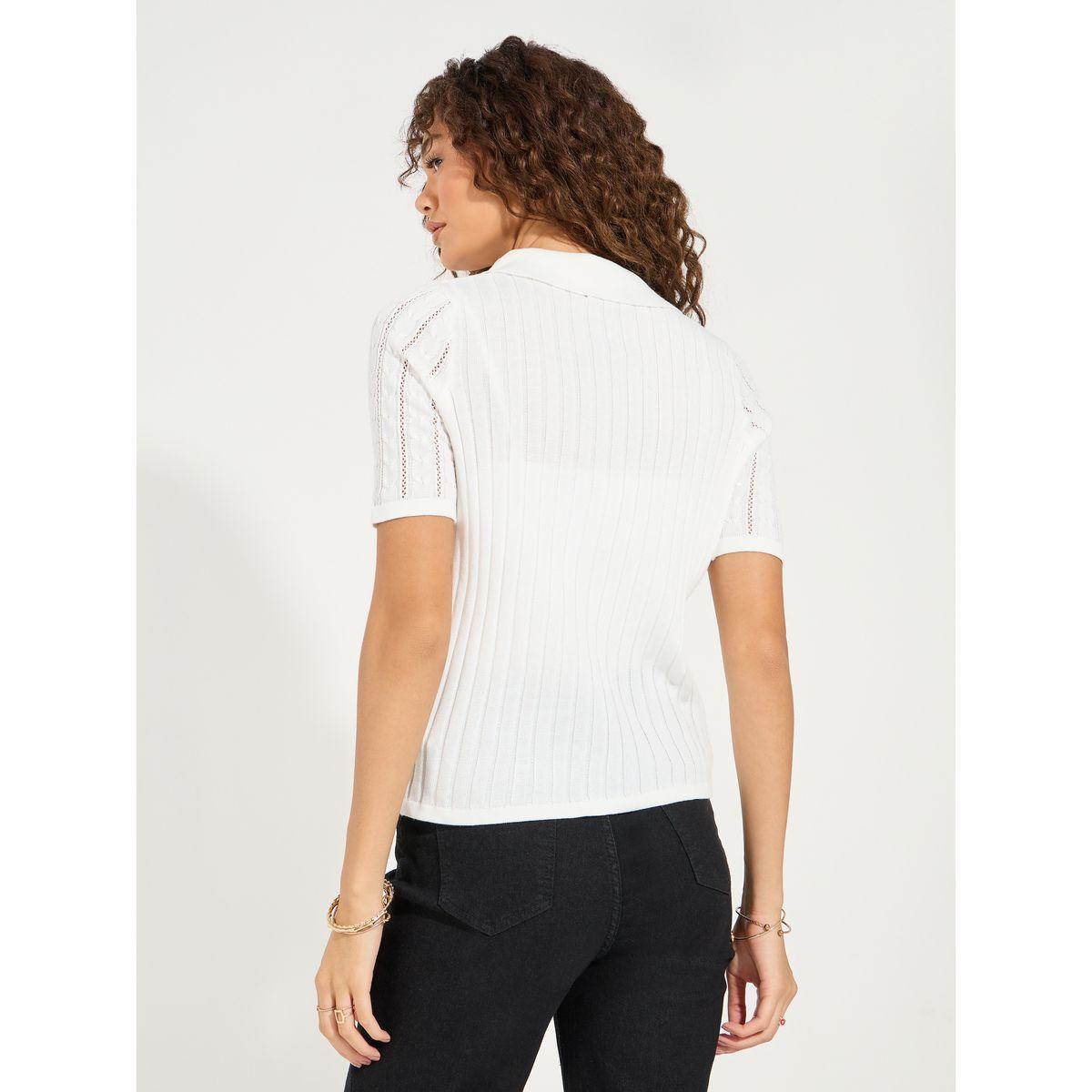 Styli Cable Knit Pattern Regular Fit Shirt-women-clothing-shirtsandblouses-shirts-image-5