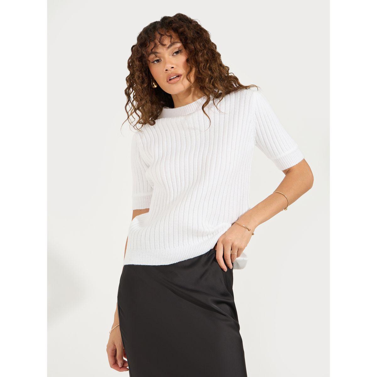Styli High Neck Sweater Knit Top-women-clothing-shirtsandblouses-blouses-image-1