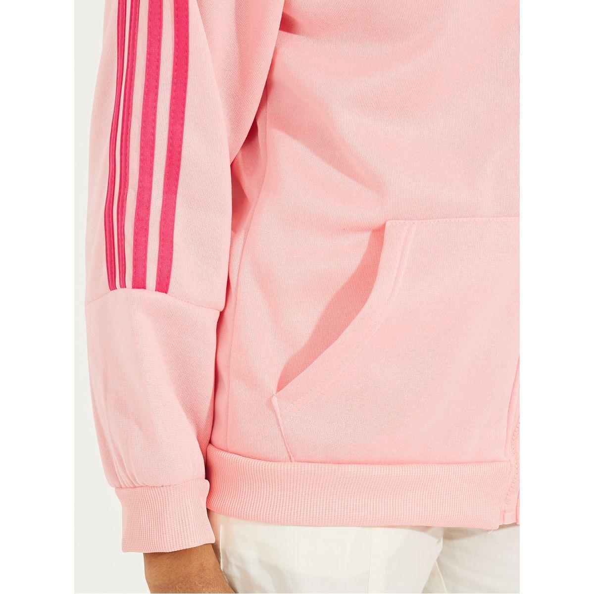 جاكيت بقصة عادية وشريط جانبي مع ياقة هودي-women-winterwear-coatsandjackets-jackets-image-4