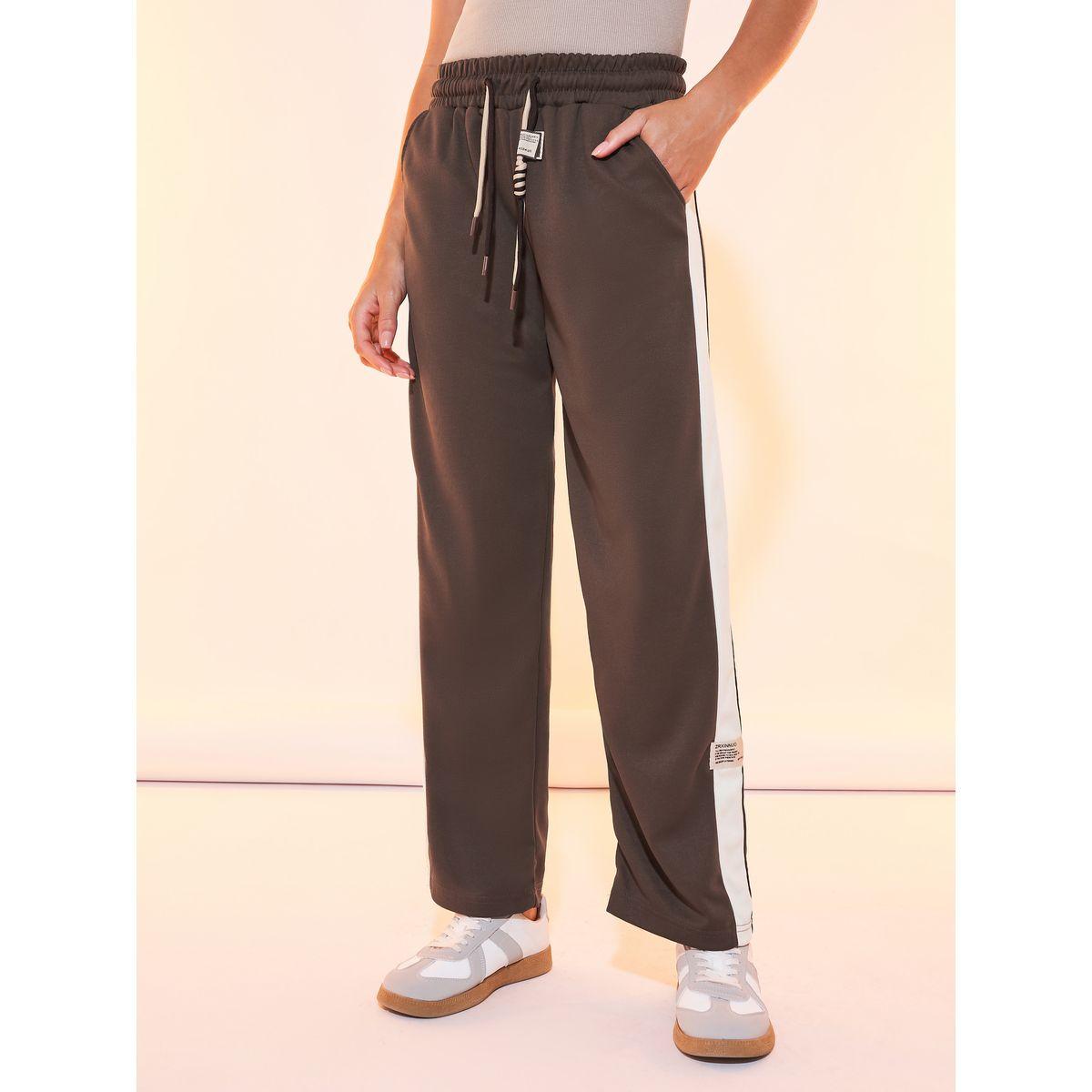 Styli Contrast Side Panel Straight Leg Pants-women-clothing-bottoms-trousers-image-2