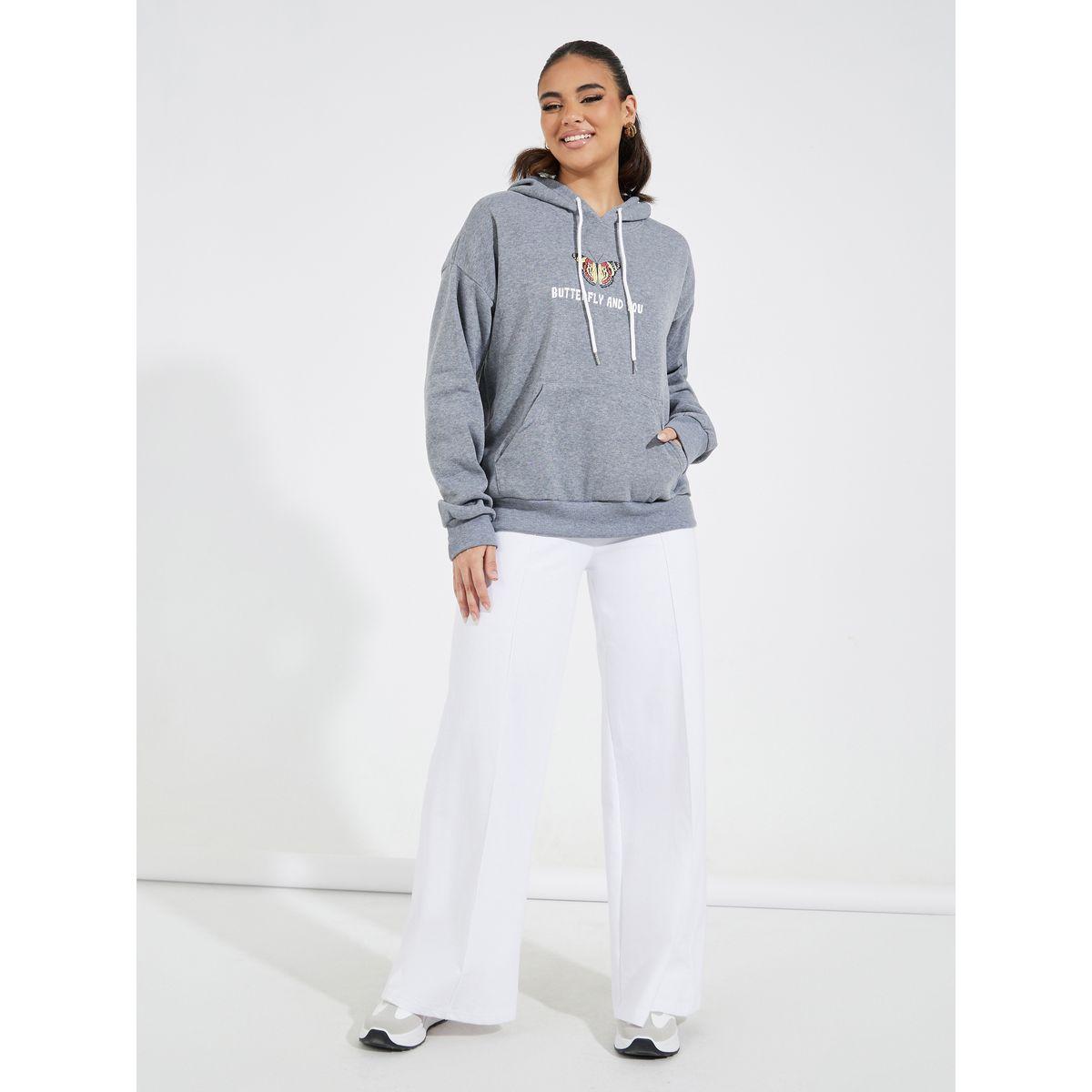 Styli Butterfly Print Hoodie-women-winterwear-hoodiesandsweatshirts-hoodies-image-2