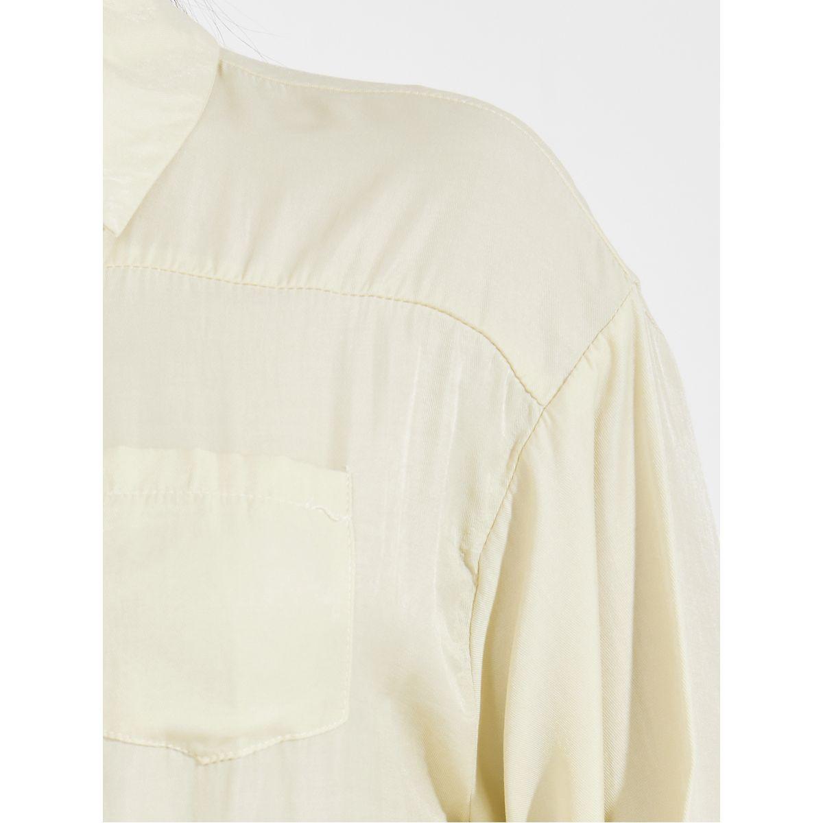 بلوزة سادة بلوسون بقصة مريحة وحافة مطاطية-women-clothing-shirtsandblouses-shirts-image-2