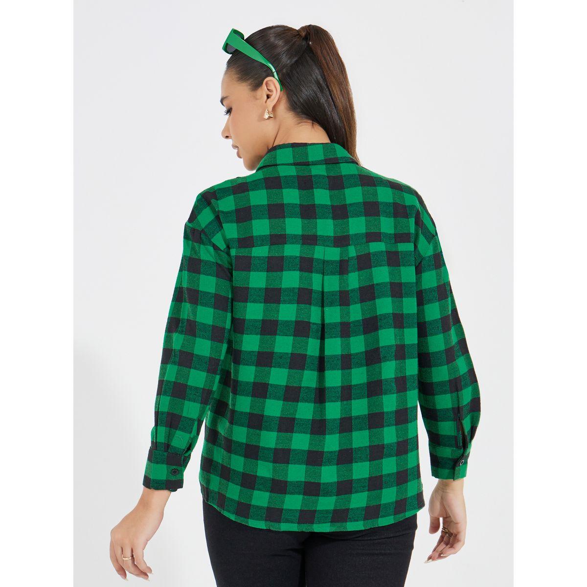 Styli Oversized Flannel Longline Shirt-women-clothing-shirtsandblouses-shirts-image-5