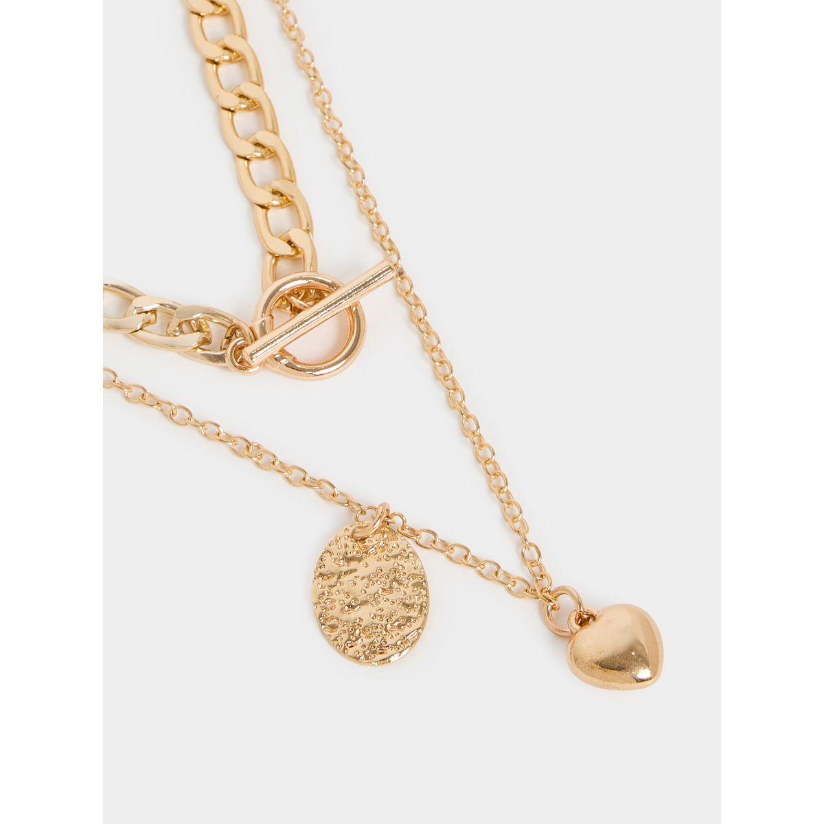Styli Heart Pendant Layered Necklace-women-watchesandjewellery-jewellery-necklacesandpendants-image-3