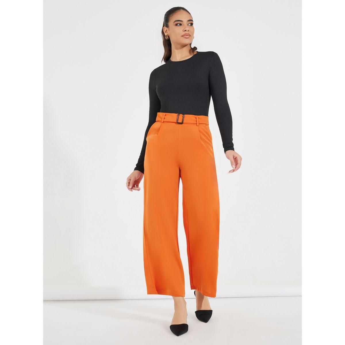 Styli Solid Round Neck Knit Bodysuit-women-clothing-tshirts-image-3