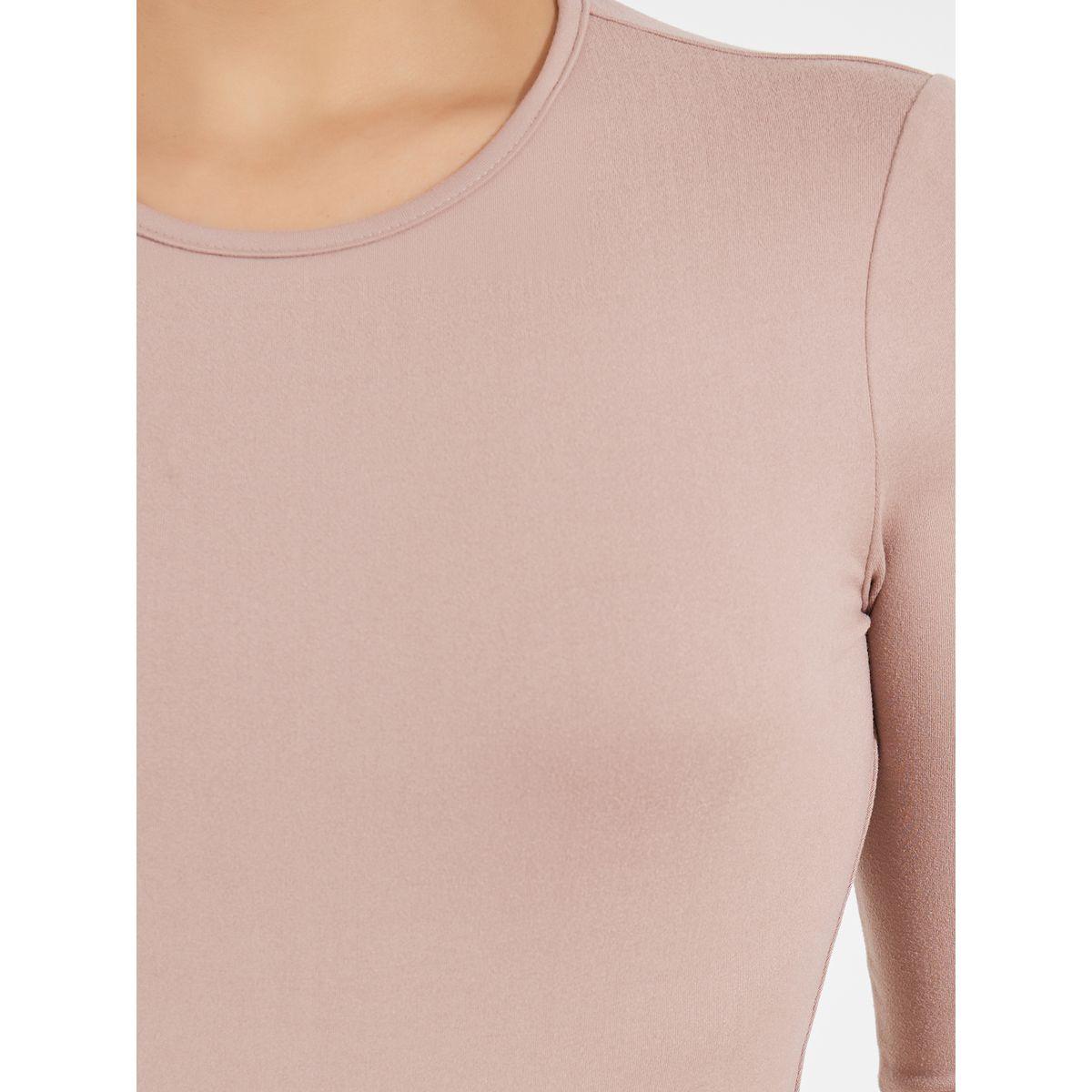 Styli Solid Round Neck Knit Bodysuit-women-clothing-shirtsandblouses-blouses-image-4