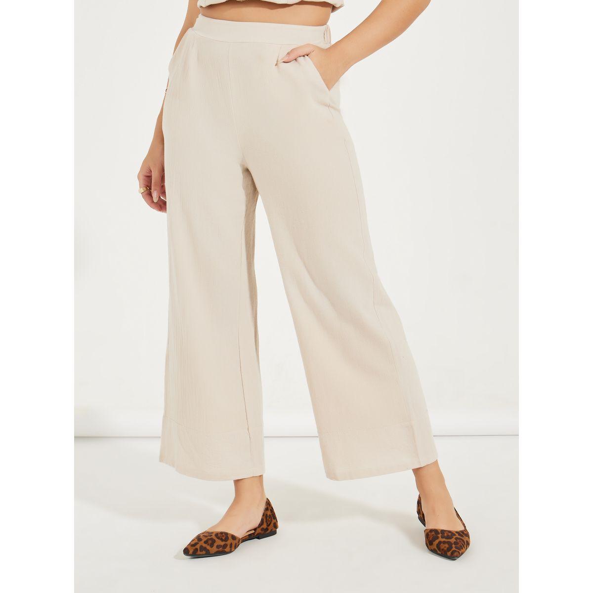 Styli Solid Sleeveless Waistcoat & Wide Leg Pants Co-Ords-women-clothing-coordsets-image-4