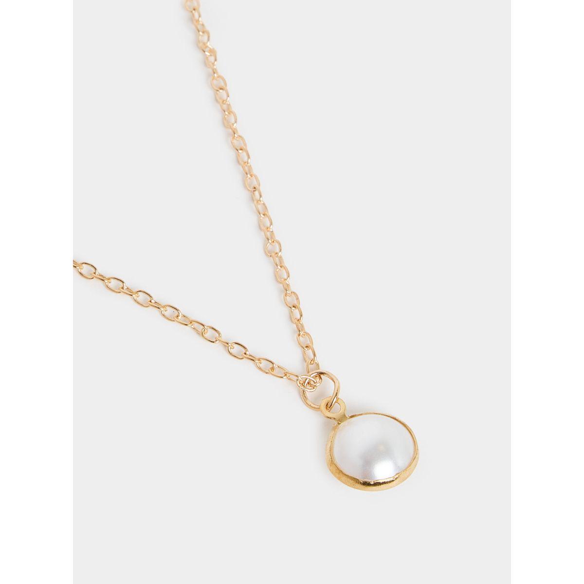 عقد بطبقات مزين بلؤلؤ صناعي-women-watchesandjewellery-jewellery-necklacesandpendants-image-3