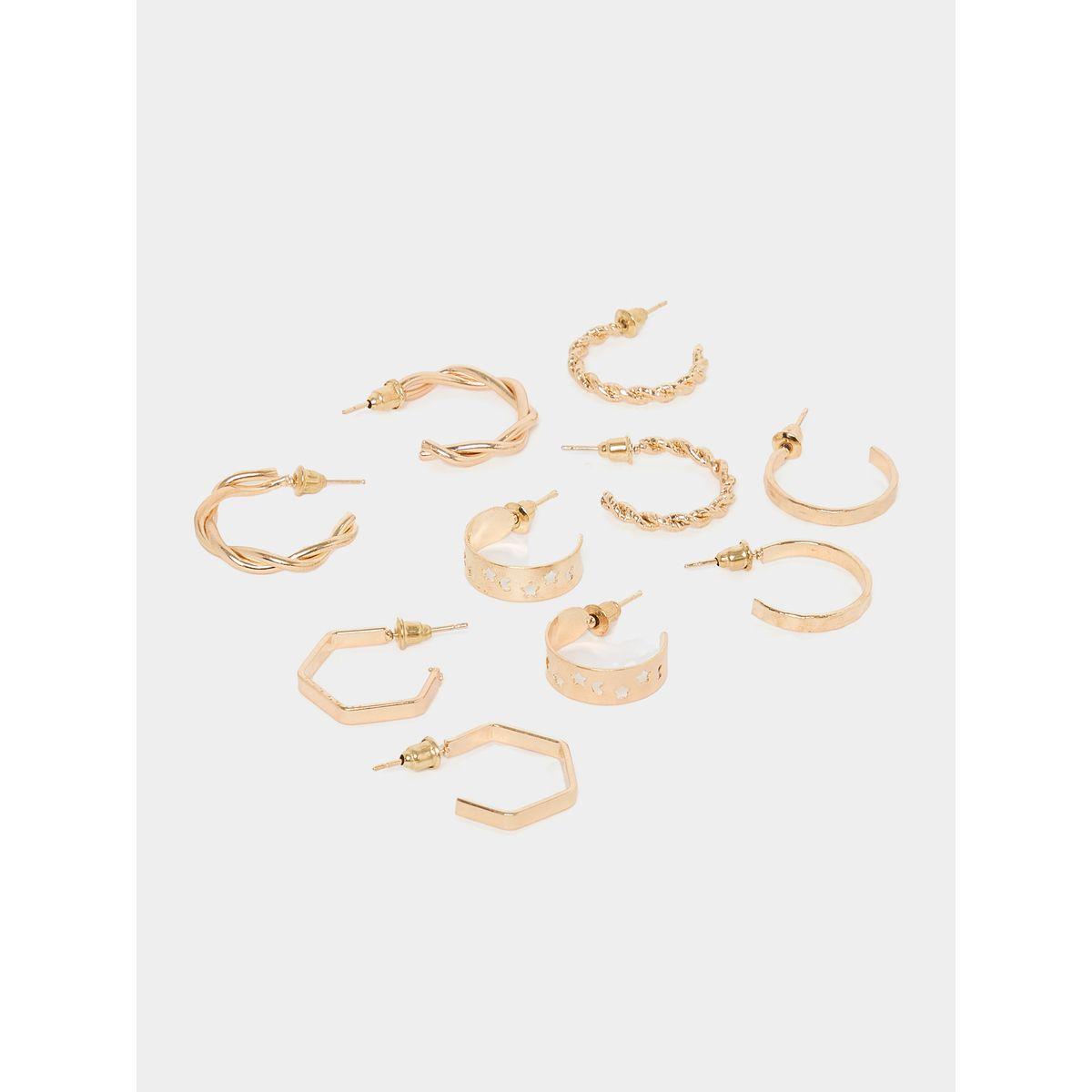 مجموعة من 5 اقراط كاجوال-women-watchesandjewellery-jewellery-earrings-image-3