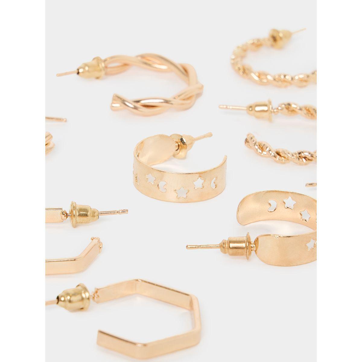 مجموعة من 5 اقراط كاجوال-women-watchesandjewellery-jewellery-earrings-image-4