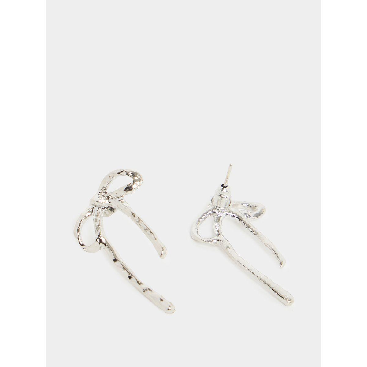 Styli Bow Earrings-women-watchesandjewellery-jewellery-earrings-image-3