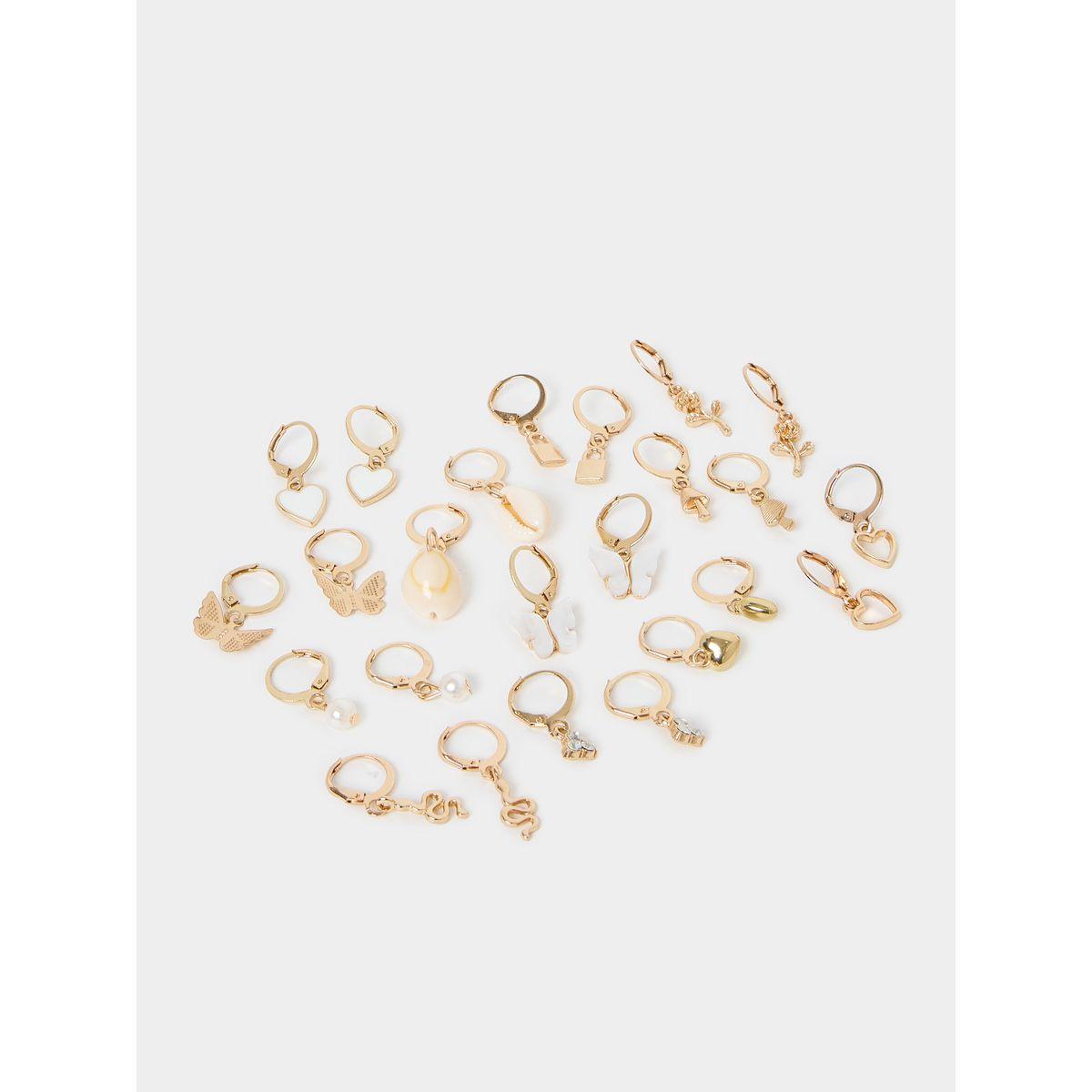 مجموعة من 12 اقراط متنوعة-women-watchesandjewellery-jewellery-earrings-image-3